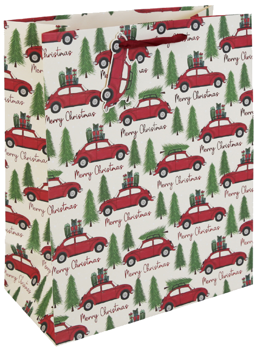 Clairefontaine Weihnachts-Geschenktüte , Weihnachtsauto,