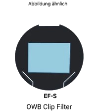 OWB Clip Filter EF-S und EF für Canon EOS Astromodifiziert Astrokamera