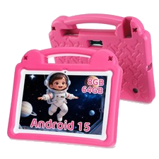 Kinder Tablet Android 15 10.1 Zoll 2025 8GB+64GB 5000mAh Dual Kamera 5G Wifi