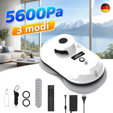 Fensterputzroboter mit Sprühfunktion 5600Pa Saugkraft Elektrischer Fernbedienung