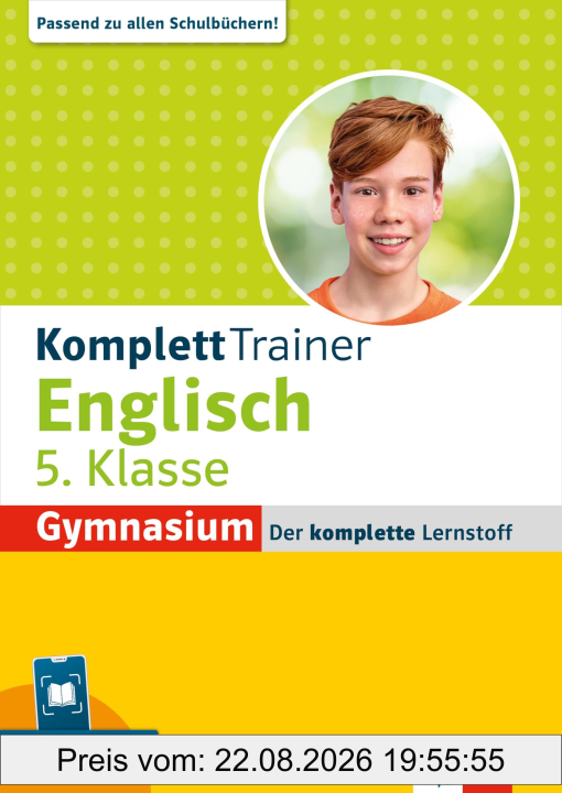 Klett KomplettTrainer Gymnasium Englisch 5. Klasse: Mit Audios und extra Aufgaben in der Scan2Learn-App