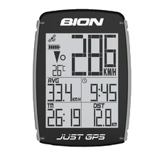 Fahrrad Computer Bion GPS-100B Tacho Kalorien, Geschwindigkeit, Temperatur USB