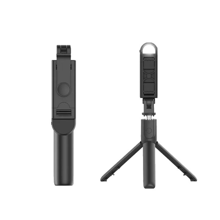 Selfie Stick Bluetooth Techsuit S05-S, Universal, Schwarz