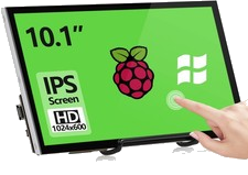 HAMTYSAN 10.1 Zoll Monitor HDMI LCD Display 1024x600 Raspberry Pi