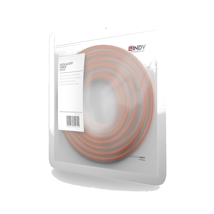 LINDY Patchkabel Cat6 U/UTP orange 0.50m