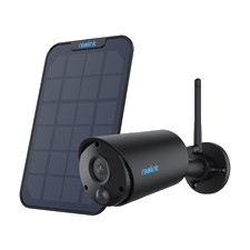 Reolink Argus Eco Schwarz 3MP Kabellose WLAN Überwachungskamera Akku Aussen PIR