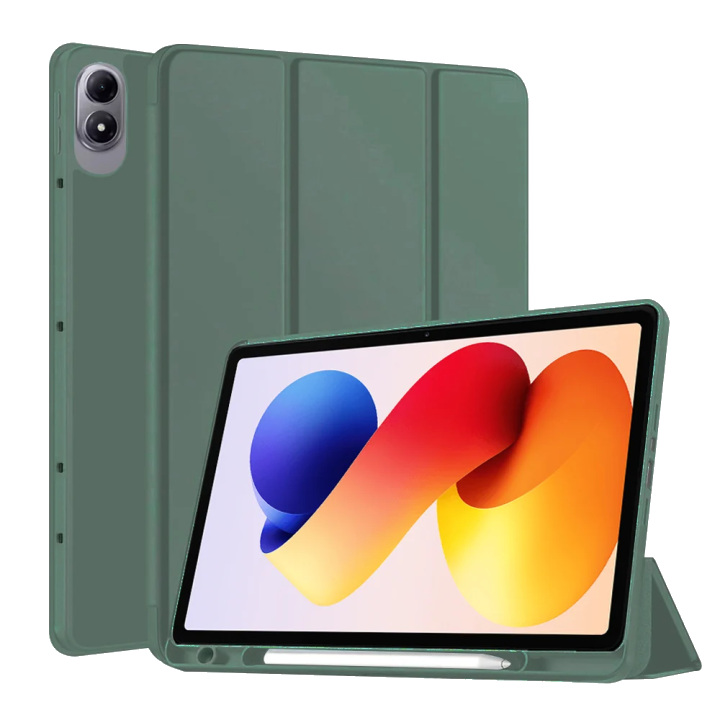 Hülle für Xiaomi Redmi Pad 2 Pro, Techsuit, Flex Trifold, Grün