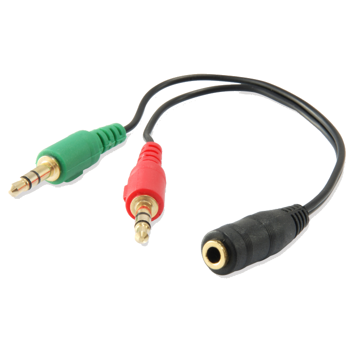 Equip 147942 Audio-Splitter Schwarz