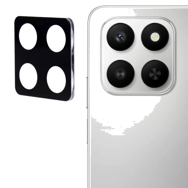 Schutzfolie Techsuit für die Rückkamera für Honor 400 Smart 4G / X7d 4G / 400 Smart 5G, gehärtetes Glas, Schwarz