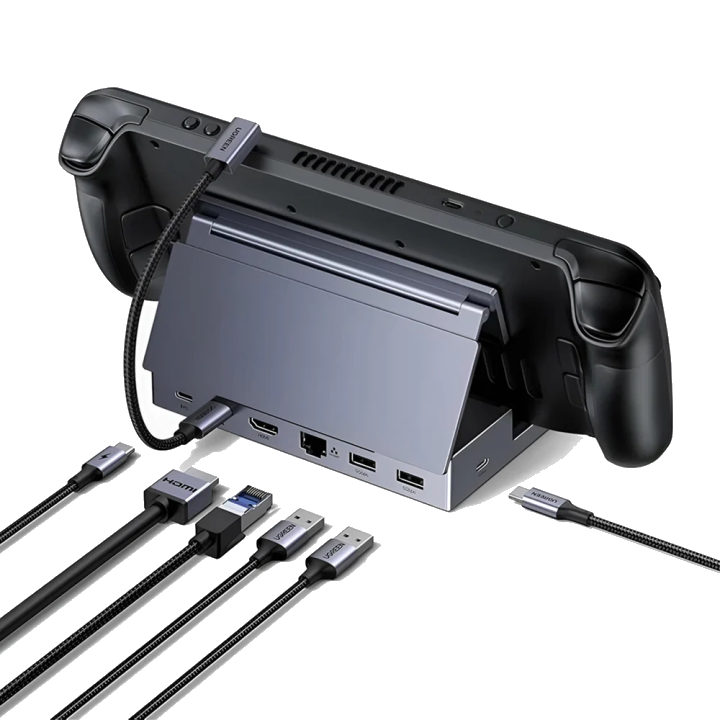 UGREEN 75126 Hub-Ständer für tragbare Konsole, Grau