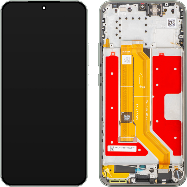 Display mit Touchscreen Honor Magic8 Lite, mit Rahmen, Grün (Forest Green), Service Pack 0235ARVD