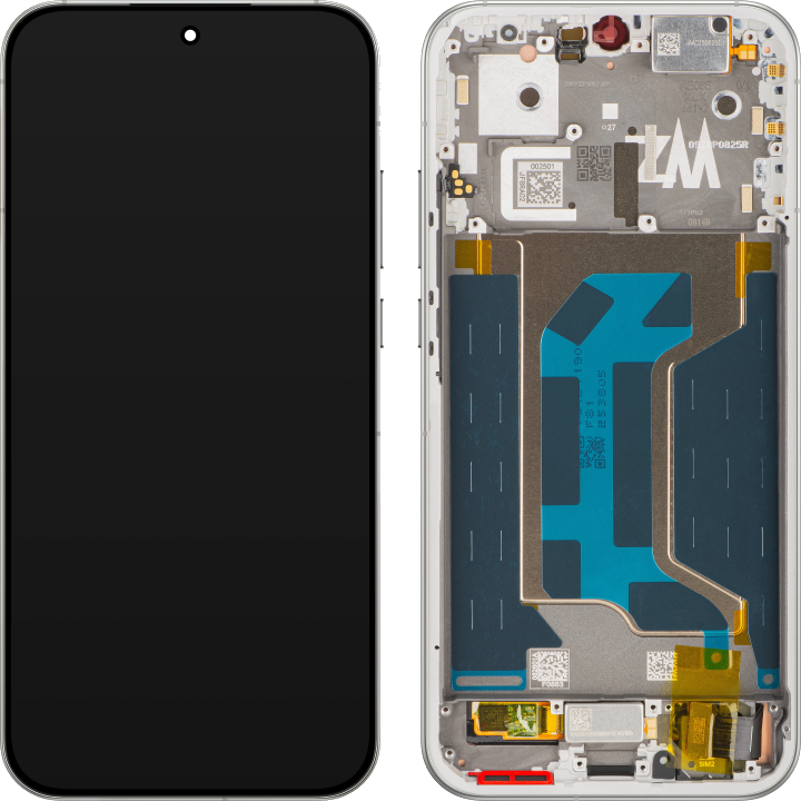 Display mit Touchscreen Realme GT 8 Pro, mit Rahmen, Weiß (Diary White), Service Pack 621029000683