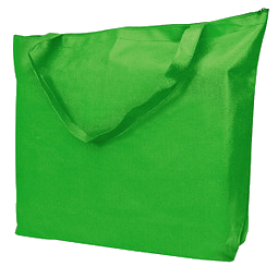 Joytex® Reissverschluss-Tasche Shopping-Time, apfelgrün