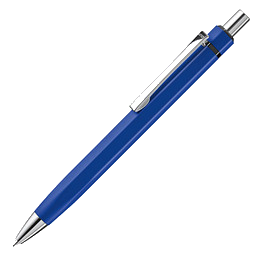 uma® Metall-Druckkugelschreiber Six, blau