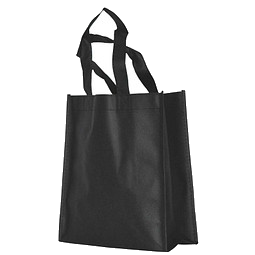 Non Woven Tasche Small, Schwarz