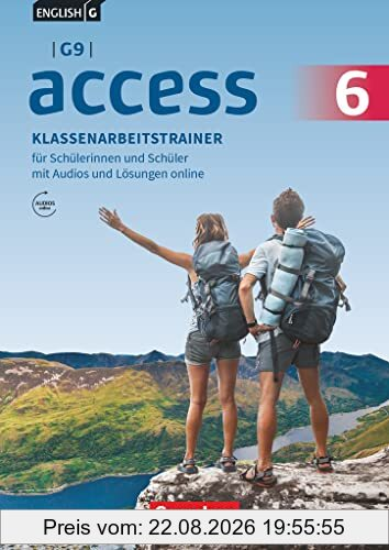 Access - G9 - Ausgabe 2019 - Band 6: 10. Schuljahr: Klassenarbeitstrainer mit Audios und Lösungen online
