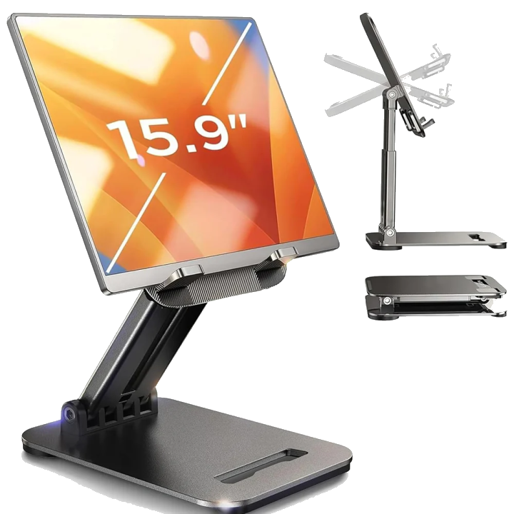 Lisen Bürohalterung für Telefon / Tablet, 4inch - 15.9inch, Schwarz YL0424080007