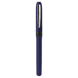 BIC® Rollerball Grip Roller, schwarze Mine, marineblau/chrom
