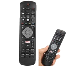Ersatz Fernbedienung passend für Philips Smart TV Fernseher mit Netflix Taste