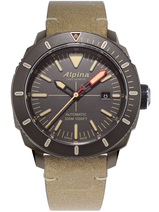 Alpina AL-525LGG4TV6 Seastrong Diver Automatik Herrenuhr 46mm