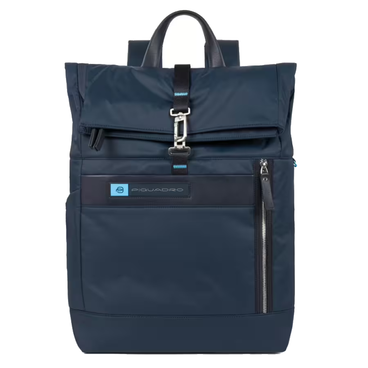Piquadro PQ-Bios Roll Top Laptoprucksack 15,6" Ultramarinblau