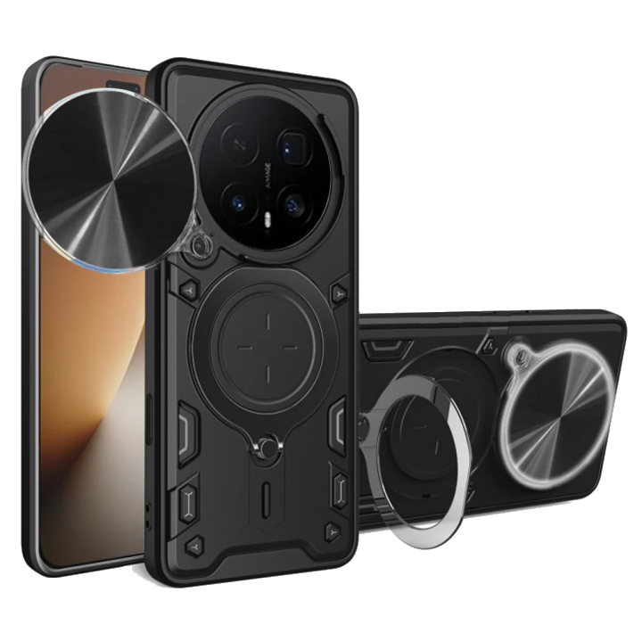 Hülle für Honor Magic8 Pro, Techsuit, CamGuard Pro, Schwarz