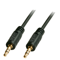 Lindy 35641 Audio-Kabel 1 m 3.5mm Schwarz