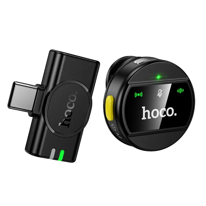 Lavaliermikrofon HOCO L21, USB-C, Schwarz