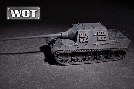 German King Tiger (Porsche turret) w.105mm kWh L/68 - WOT