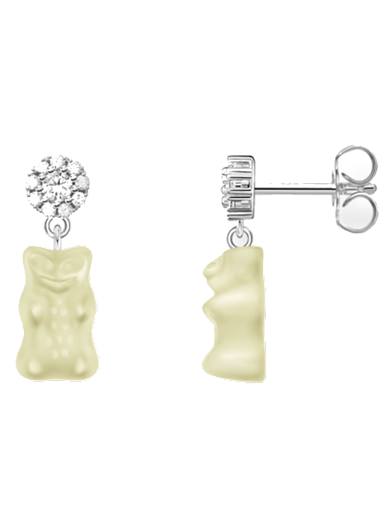 Thomas Sabo H2330-052-14 Ohrstecker mit weißen Goldbären silber Damen