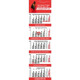 Geiger-Notes Monatskalender Grande Wire-O 5 Bestseller, inkl. Druck, hellgrau