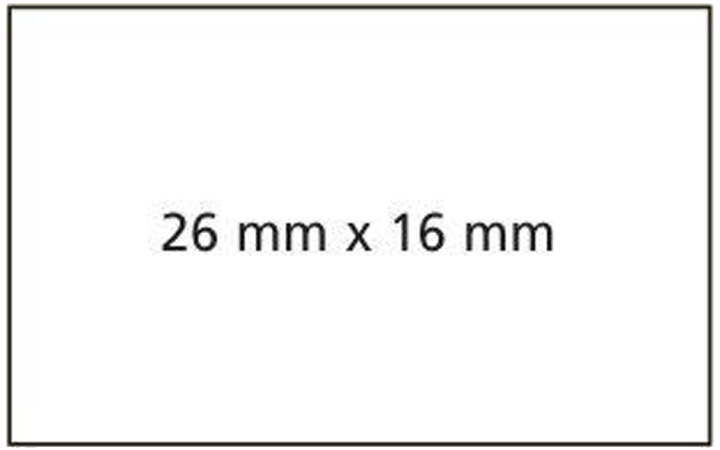 APLI Etiketten für Preisauszeichner, 26 x 16 mm, gelb