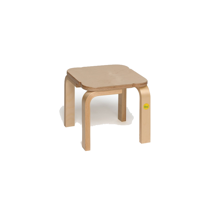 Erzi Hocker aus Formholz, stapelbar