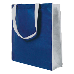 Joytex® Vliestasche Big Shopper, dunkelblau/hellgrau