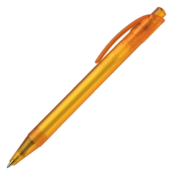 Schneider Druckkugelschreiber Dynamix, blaue Mine, orange/Frosted
