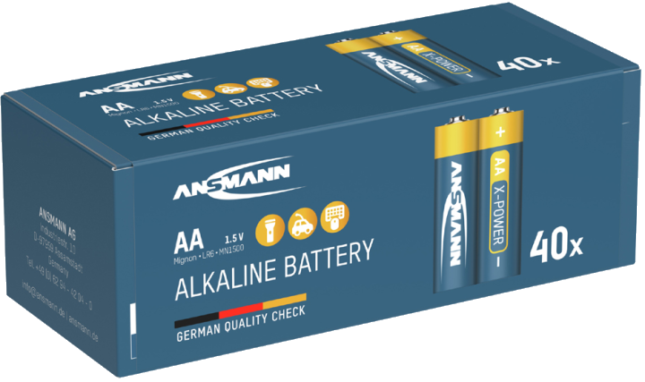 ANSMANN Alkaline Batterie , X-Power, , Mignon AA, 40er Display