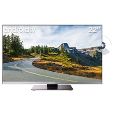 Sylvox 22Zoll Smart Fernseher for moterhome Buit in DVD Player 1080P Android TV
