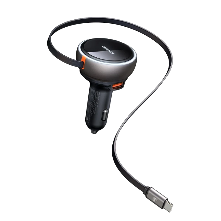 Auto-Ladegerät mit USB-C Kabel McDodo CC-4850, 80W, 3A, 1 x USB-A - 1 x USB-C, Schwarz