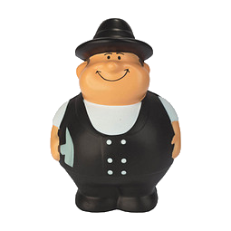 Herr Bert® Anti-Stress-Figuren Dachdecker Bert, schwarz