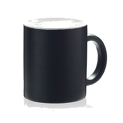 Oxford Kaffeebecher mattschwarz/weiß