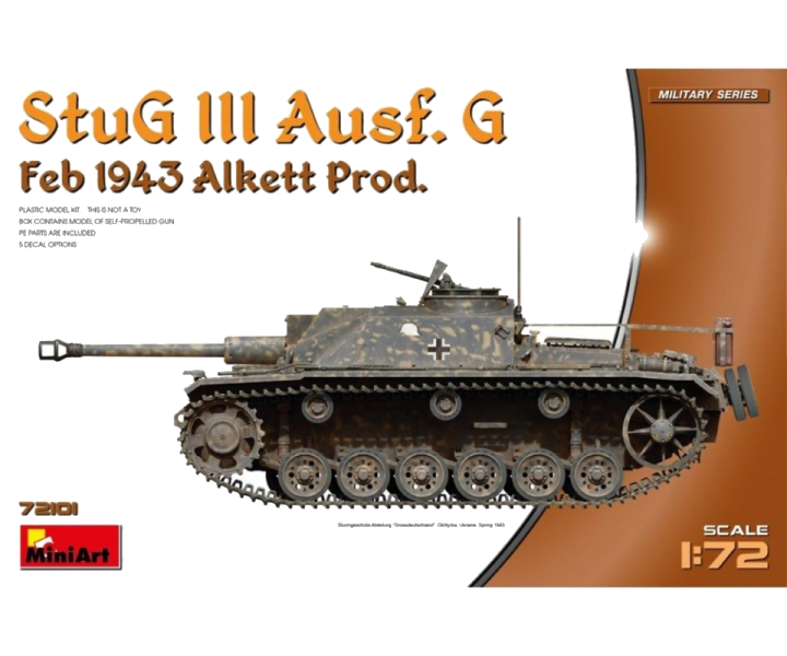 Dt. StuG III Ausf.G Prod. 1943 Alk.