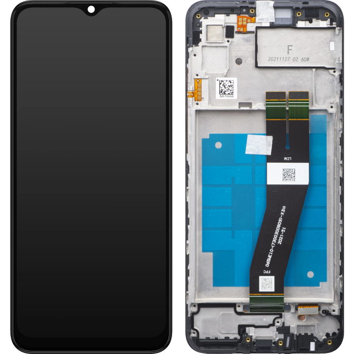 Display / Touchscreen für Samsung Galaxy A03 A035G | mit Rahmen | Schwarz | Version G