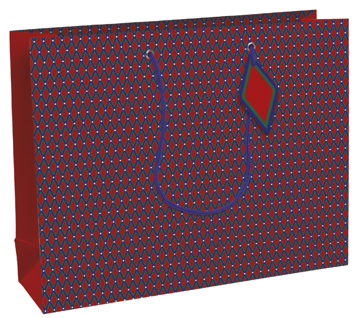 Clairefontaine Geschenktüte , Geometrisch, , groß