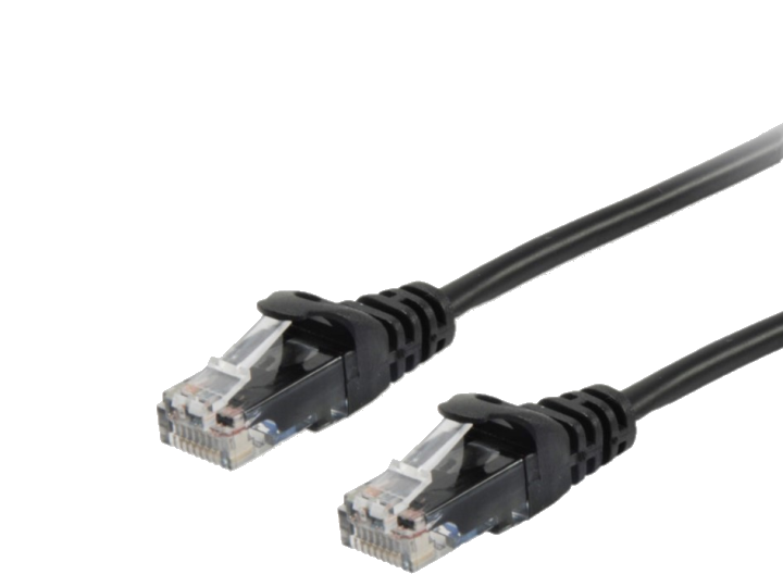 Equip Patchkabel Cat6A U/UTP 2xRJ45 0.25m schwarz LSZH Polybeutel