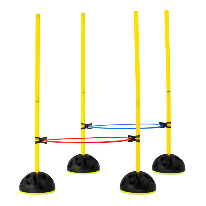 Kawanyo Agility Basic-Kombi mit 2 Reifen, 60cm Ø - rot/blau