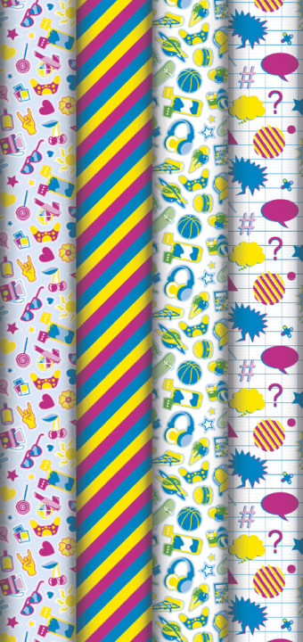 Clairefontaine Geschenkpapier , Pep, s, , im Display