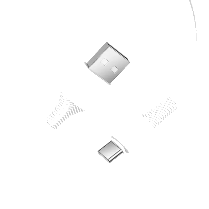 Daten- und Ladekabel USB-A - USB-C HOCO X120, 60W, 1m, Weiß