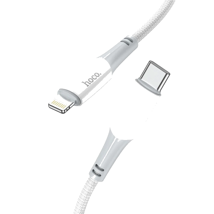 USB-C - Lightning Daten- und Ladekabel HOCO X70, 20W, 1m, Weiß