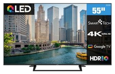 Smart Tech 55QG06K QLED Fernseher 55 Zoll Google TV 4K UHD HDR Smart TV 2026
