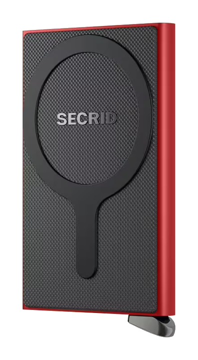 Secrid Premium Cardprotector Fluted For Magsafe Red +